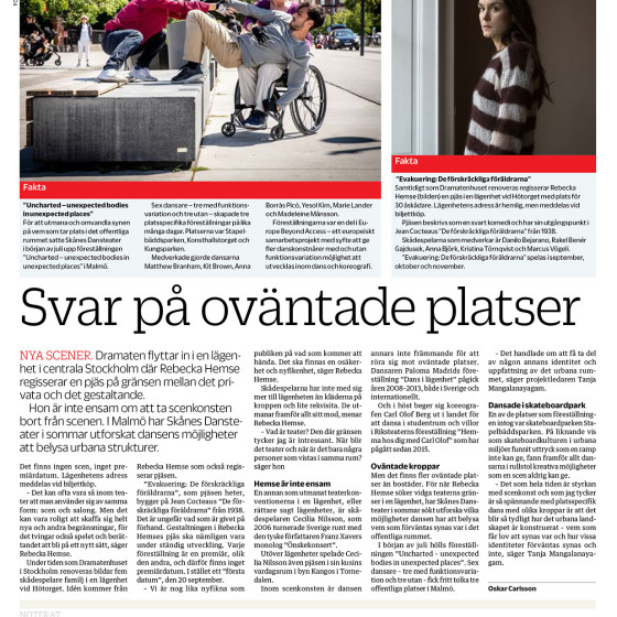 Svar på övantade platser